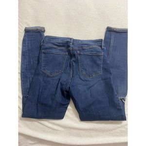 old navy rockstar size 8 with distressing